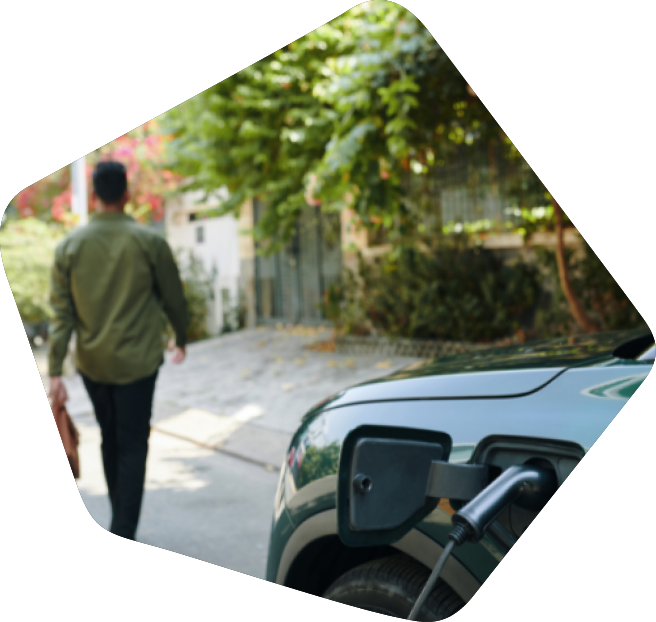 Elektroauto beim Laden