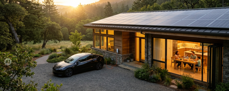 Elektrisch laden mit der eigenen PV-Anlage.